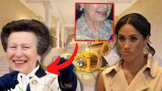 Meghan In DESPAIR As Princess Anne Inherits Queen's MOST TREASURED Jewellery!