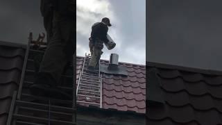 Монтируем банную печь Авангард #баня #wood #стройка #music