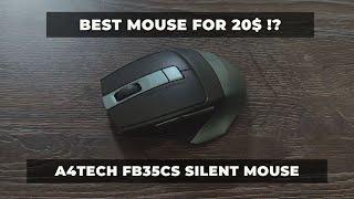 Mouse A4TECH FB35CS: Silence Meets Convenience - Silent Wireless/Bluetooth Mouse Unboxing and Review