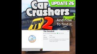 How To Achieve The Badge The Seashell In Roblox Car Crushers 2