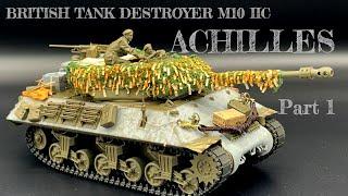 TAMIYA 1/35 ACHILLES 【Model making and detailing】TANK MODEL #scalemodel #howtomake