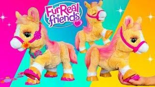 New FurReal Cinnamon My Stylin' Pony Horse Interactive Pet Hasbro Toy Unboxing | Super Cute Toy