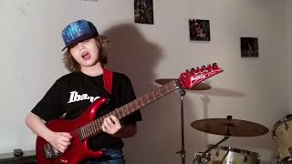 Dustin Tomsen 13 years old covers Jimi Hendrix "Voodoo Child"