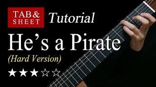 He's a Pirate (Hard Version) - Guitar Lesson + TAB