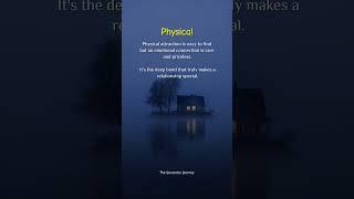 "Beyond Attraction ️ | The Power of Emotional Connection"#TrueLove #EmotionalBond #DeepConnection