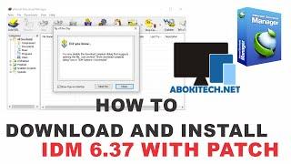 How to Download and Install Internet Download Manager IDM 6 37 Build 7 and apply patch