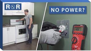 No Power? Electric Range Troubleshooting | Repair & Replace