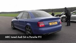 MRC tuned Audi S4 vs Porsche 911