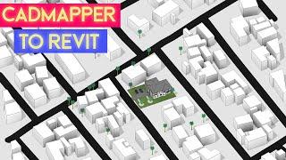 QUICKLY ADD CONTEXT TO YOUR SITE PLANS IN REVIT using Cadmapper