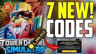 ️UPDATE!!️️ TOWER DEFENSE SIMULATOR ROBLOX CODES 2025 - TOWER DEFENSE CODES 2025 - TDS