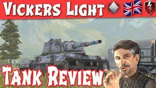 WOT Blitz Vickers Light 105 Tier Ten British Light Tank Review - Guide | World of Tanks Blitz