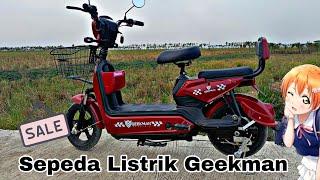 Review Sepeda Listrik Geekman Terbaru || Cara penggunaan Sepeda Listrik Keyless