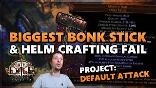 We couldn't craft this Warcry support helm *help* - Prep for Project Default Attack - PoE #894