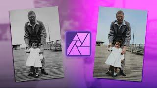 How To Colorize Black and White Photos in Affinity Photo V2 in Seconds Using Free Ai