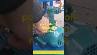 Portable oil filtration machine #oilfilling #oilpurification #oilfiltration #oiltransfer #fuootech