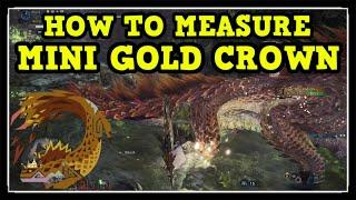 MHW Iceborne Viper Tobi Kadachi Mini Gold Crown (How to Measure Gold Crown Guide)