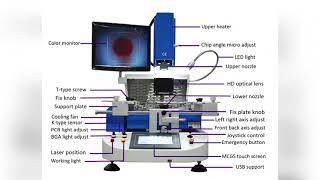 Semi-automatic Optical Align BGA Rework Station Reballing Machine Desoldering And Soldering Machine