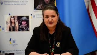 Oksana Markarova - Award of Excellence  for service and dedication to Ukraine
