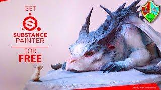 How to Get SUBSTANCE PAINTER for FREE