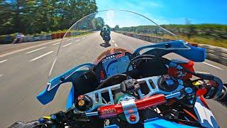 Road Racing POV on ZX10R | FULL RACE in Chimay