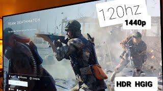 LG OLED TV CX48 | Xbox One X 120hz 1440p HDR HGIG Experience BATTLEFIELD V  #BestTV #SELFLITOLED