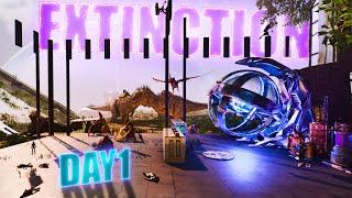 DAY 1 EXTINCTION With My NEW MEGATRIBE Of 300+ Players! ARK Ascended PvP