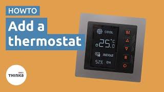 Add a thermostat to Thinka for KNX