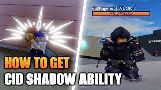 (AUT) How to get the NEW Cid Shadow Ability! Whitebeard's Bisento Location, Shadow Boss Location