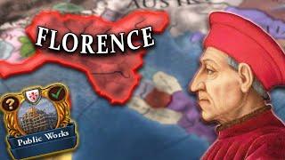 Florence is the BEST Tall Nation in Eu4! (Eu4 Tall Nations)