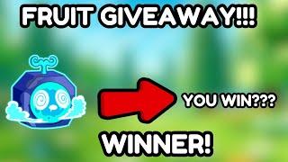 Portal Fruit GIVEAWAY Winner in Blox Fruits!!!