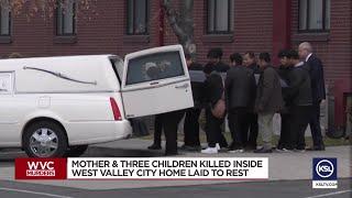 Funeral held for mother and children of West Valley City shootings