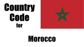 Morocco Dialing Code - Moroccan Country Code - Telephone Area Codes in Morocco