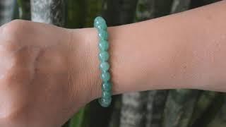 Green Aventurine certified bracelet video 103