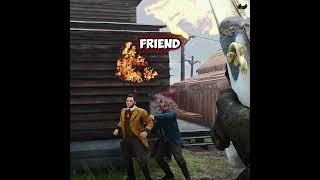 Twin's reaction if Arthur kills helen in this mission #rdr2 #reddeadredemption