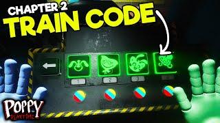 What is the TRAIN CODE in Poppy Plays - Chapter 2 - Colour Order and Number