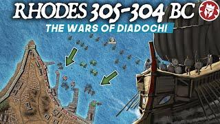 Siege of Rhodes - Diadochi Wars - Ancient History DOCUMENTARY