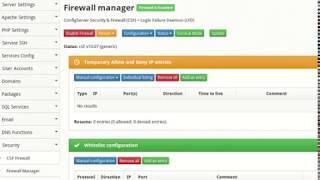 Change SSH Port on CWP Panel.