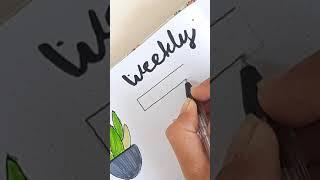 Weekly routine (Bullet Journal) / GM study vlog / GM craft ideas