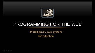 Programming for the Web - Introduction