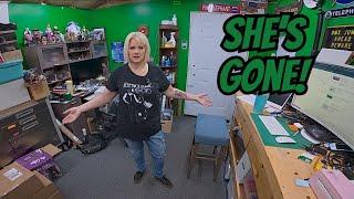 Candice's last day in the shed for a while - And I'm sad