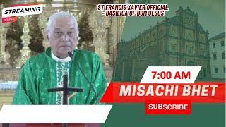 7 AM - Konkani Mass | Sadea Kallcho Ponchisvo Aitar| Basilica of Bom Jesus | 22 Sept 2024