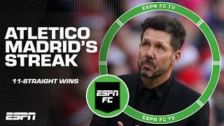 WHAT A RUN for Atletico Madrid  11 CONSECUTIVE WINS with victory over Getafe | ESPN FC