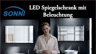 Sonni LED SPIEGELSCHRANK