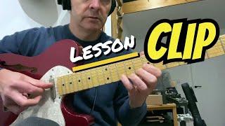 Jazzier soloing ideas with 7th chords tutorial: Guitar Lesson Clip