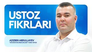  Azizbek Abdullayev — "Ofis dasturlarida ishlash" kursi o'qituvchisi