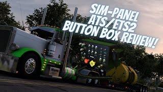 ATS/ETS2 Truck Simulator Button Box w/CB Review! | Sim-Panel | American Truck Simulator