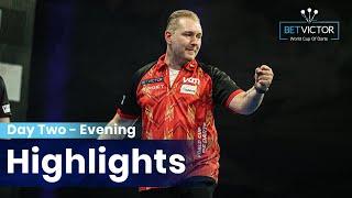 WORLD CUP HISTORY!  Day Two Evening Highlights - 2025 BetVictor World Cup of Darts