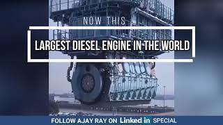 Largest diesel engine in the world