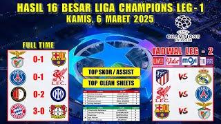 Hasil Liga Champions Tadi Malam ~ PSG vs LIVERPOOL ~ BENFICA vs BARCELONA ~ 16 Besar UCL 2025