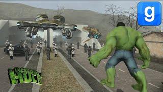 City Defence The Incredible Hulk VS Combine NPC Battle Garry's Mod